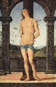 PERUGINO, Pietro St Sebastian sg oil painting artist